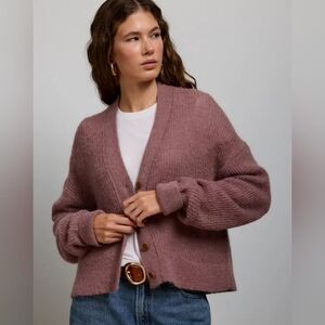 AE77 Sparkle Shaker Stitch Cardigan size S BNWT